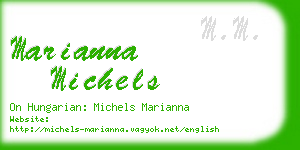 marianna michels business card